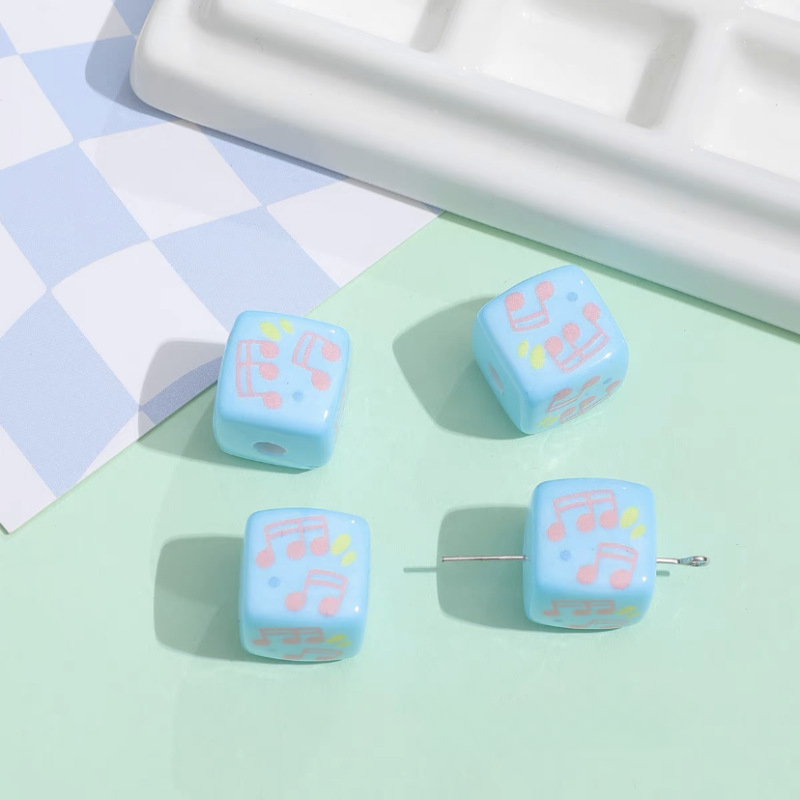 Wholesale 10pcs/pack Cute Square Bow Beads